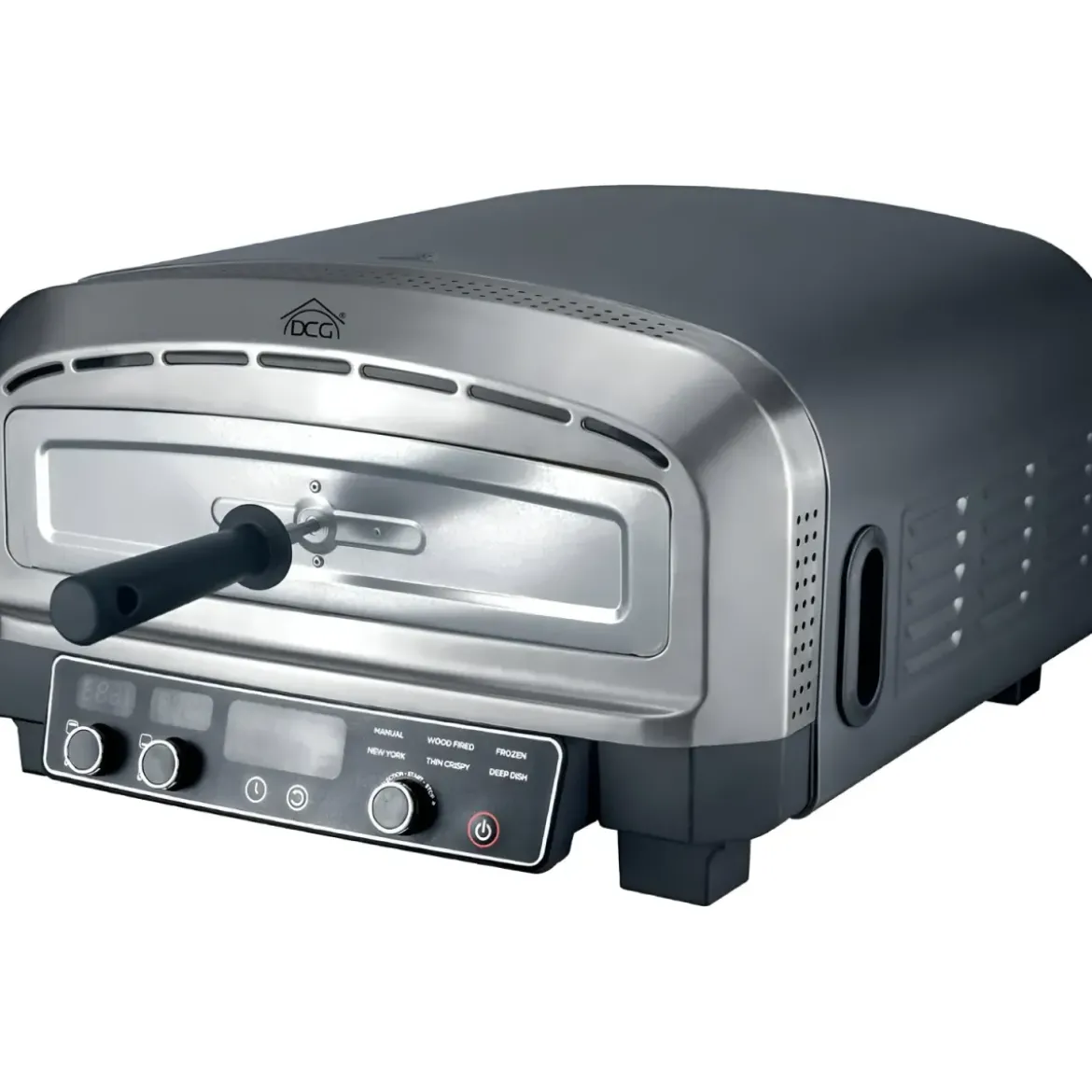 Forno Pizza Elettrico 2200W DCG 20L Pietra Refrattaria Digitale Timer