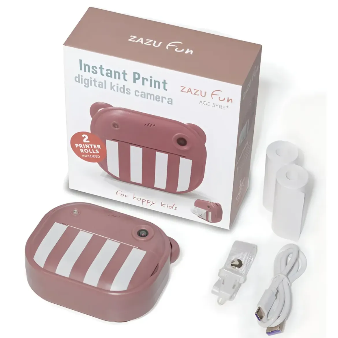 Fotocamera Digitale per Bambini 48MP con Stampa Termica Istantanea