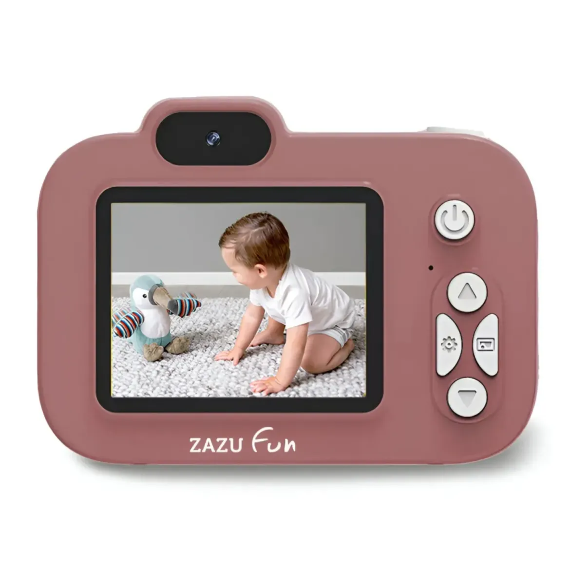 Fotocamera Digitale per Bambini Video HD 1080P Rosa Filtri Divertenti