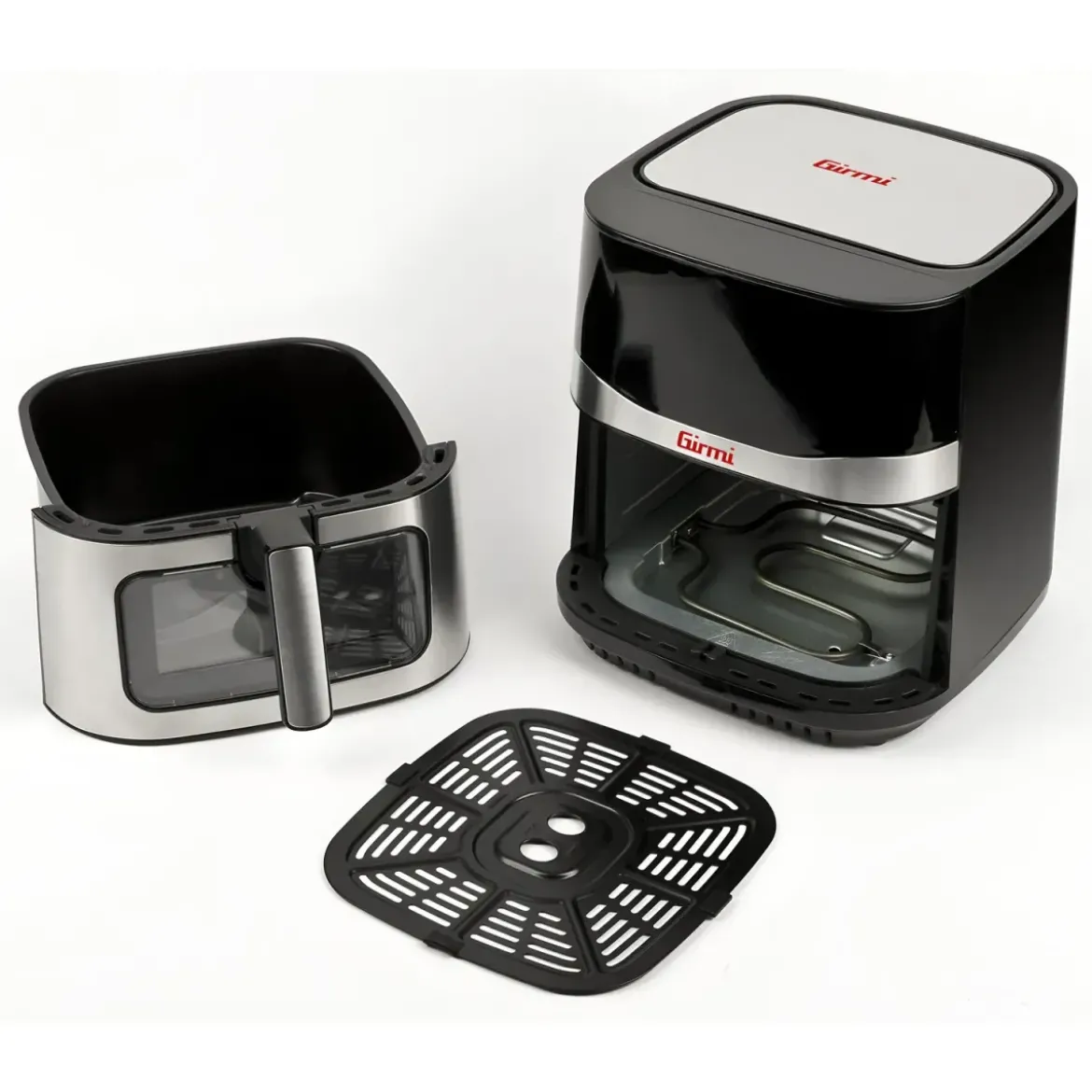 Friggitrice ad Aria Girmi 9L 2200W Digitale 10 Programmi Nero