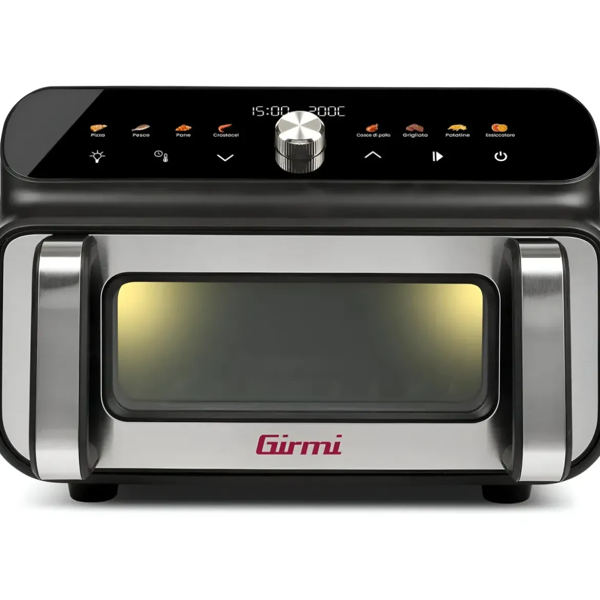 Friggitrice ad Aria Girmi 2000W 10L Display Digitale Multifunzione Nero