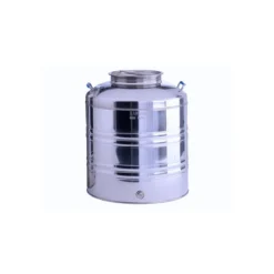 Fusto per Olio Sansone 10 lt Senza rubinetto in Acciaio Inox Contenitore Bidone