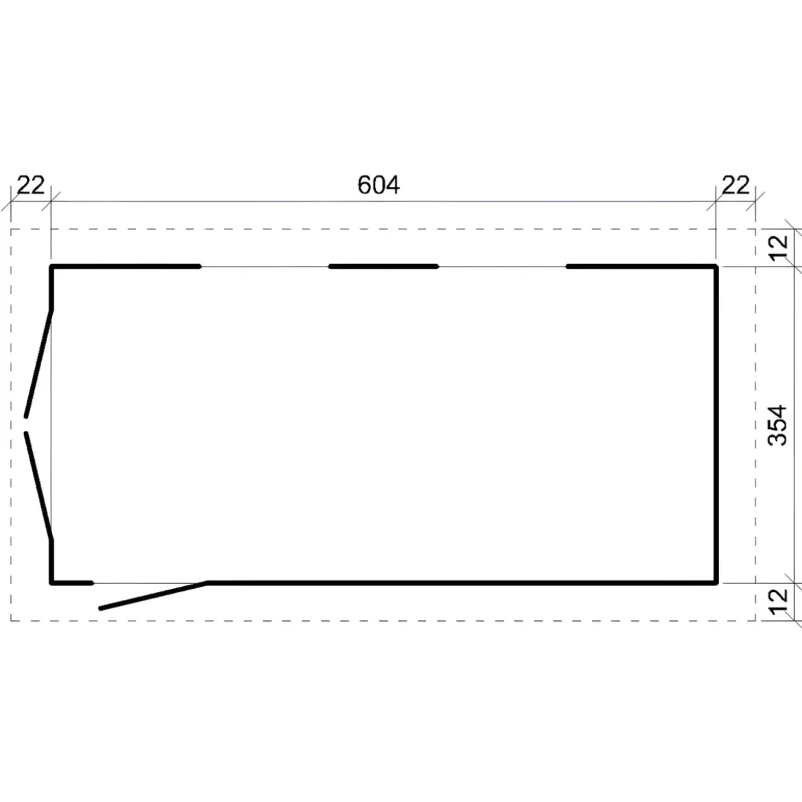 Garage in Legno 3x6 Box Auto Attrezzi da Esterno 21 m2 a Pannelli