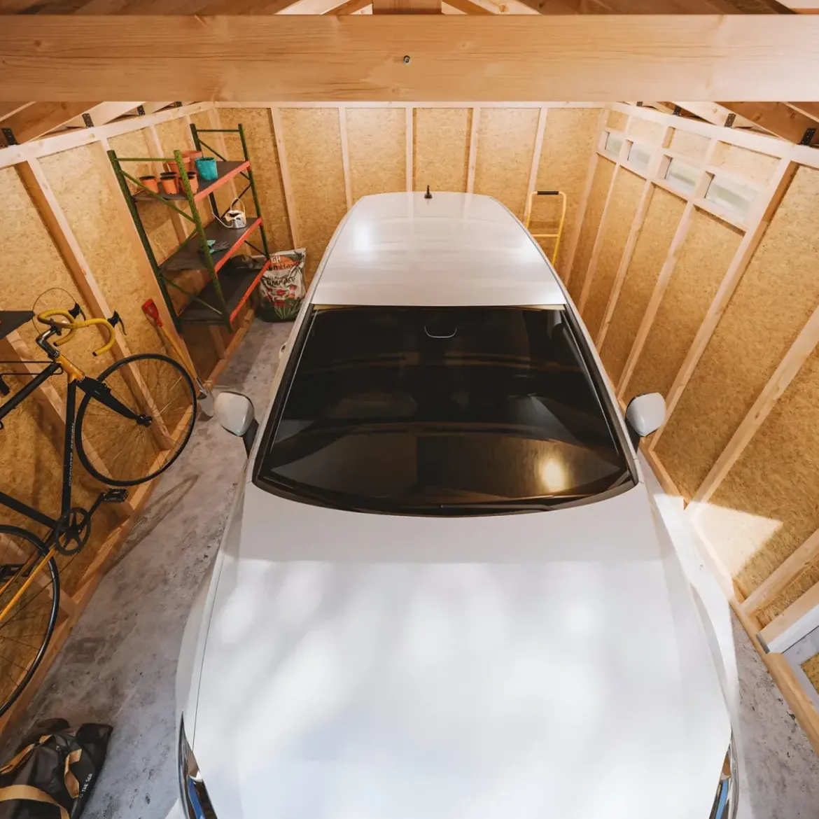 Garage in Legno 3x6 Box Auto Attrezzi da Esterno 21 m2 a Pannelli