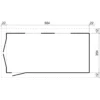 Garage in Legno 3x6 Rosso Box Auto Attrezzi Esterno 21 m2 a Pannelli