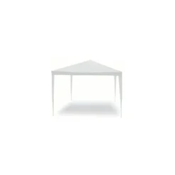 Gazebo Bianco Smontabile 3x3 mt Struttura Acciaio Ombreggiante Giardino Esterno