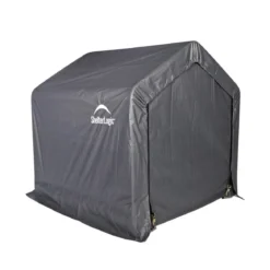Gazebo Capanno in PVC Gazebo Ricovero per Attrezzi da Giardino Box Capannone