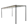 Gazebo Pergola 3x2,5 m Struttura Acciaio Telo Ecrù