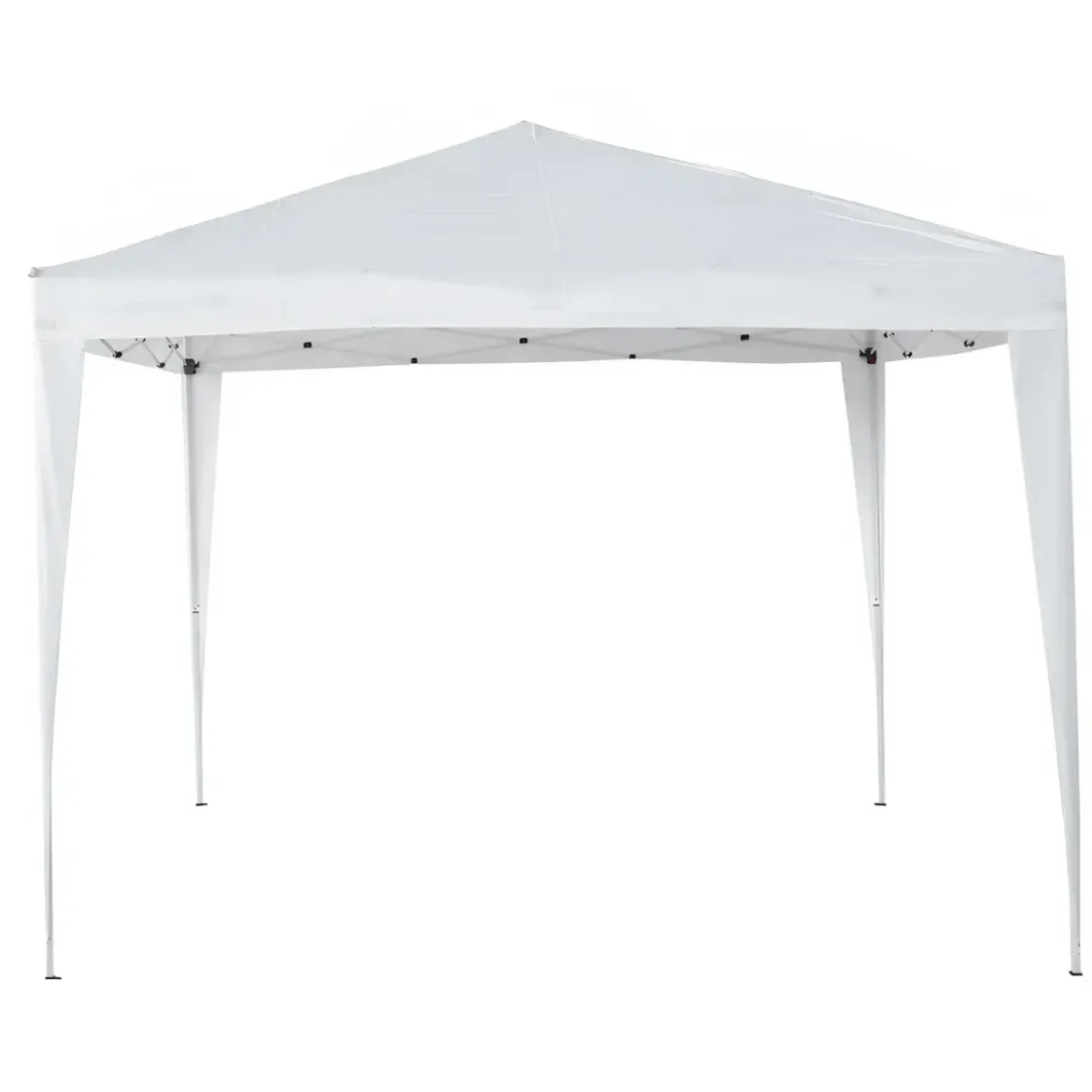 Gazebo 3x2 mt Pieghevole Bianco da Giardino Richiudibile con Borsa