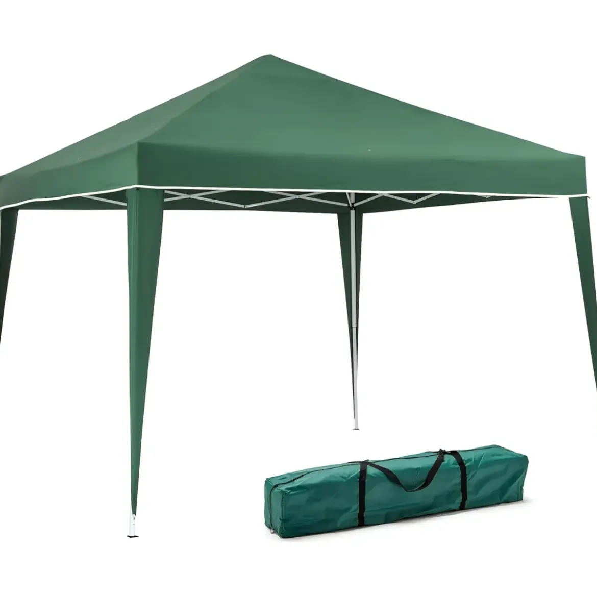 Gazebo 3x2 mt Pieghevole Verde da Giardino Richiudibile con Borsa