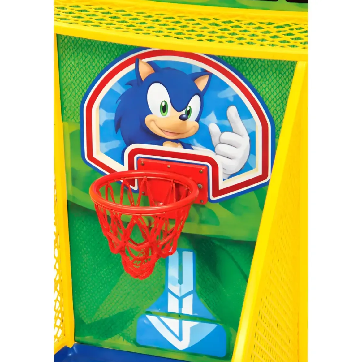 Gioco Arcade da Tavolo per Bambini Sonic Basket Elettronico Luci Suoni