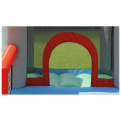 Gioco Castello Gonfiabile per Bambini Con Scivolo e Palline
