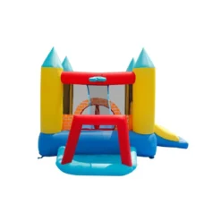 Gioco Gonfiabile Castello Saltarello Scivolo per Bambini Pompa Motore Gigante