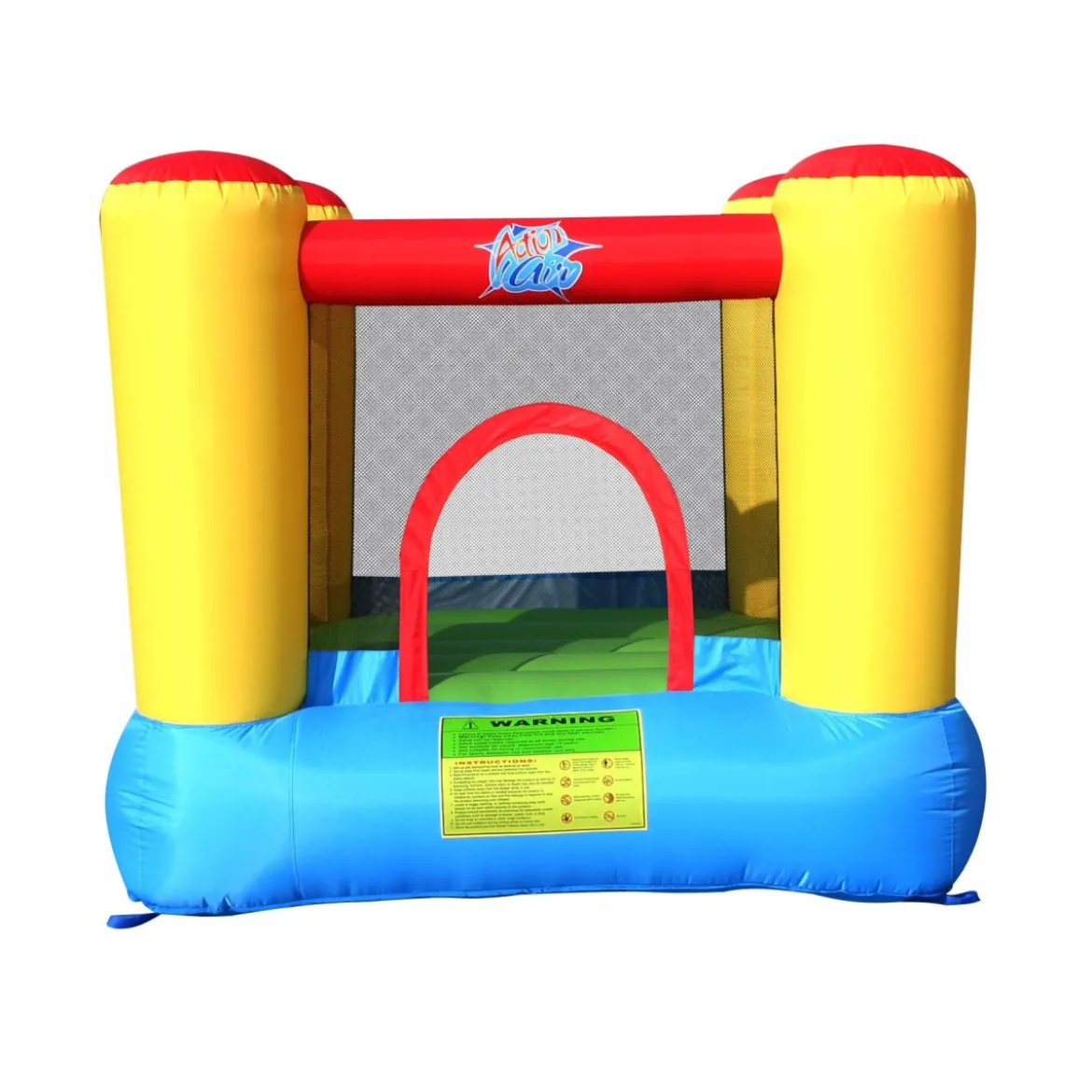 Gonfiabile per Bambini Salterello Top Gioco da Giardino Pompa Inclusa