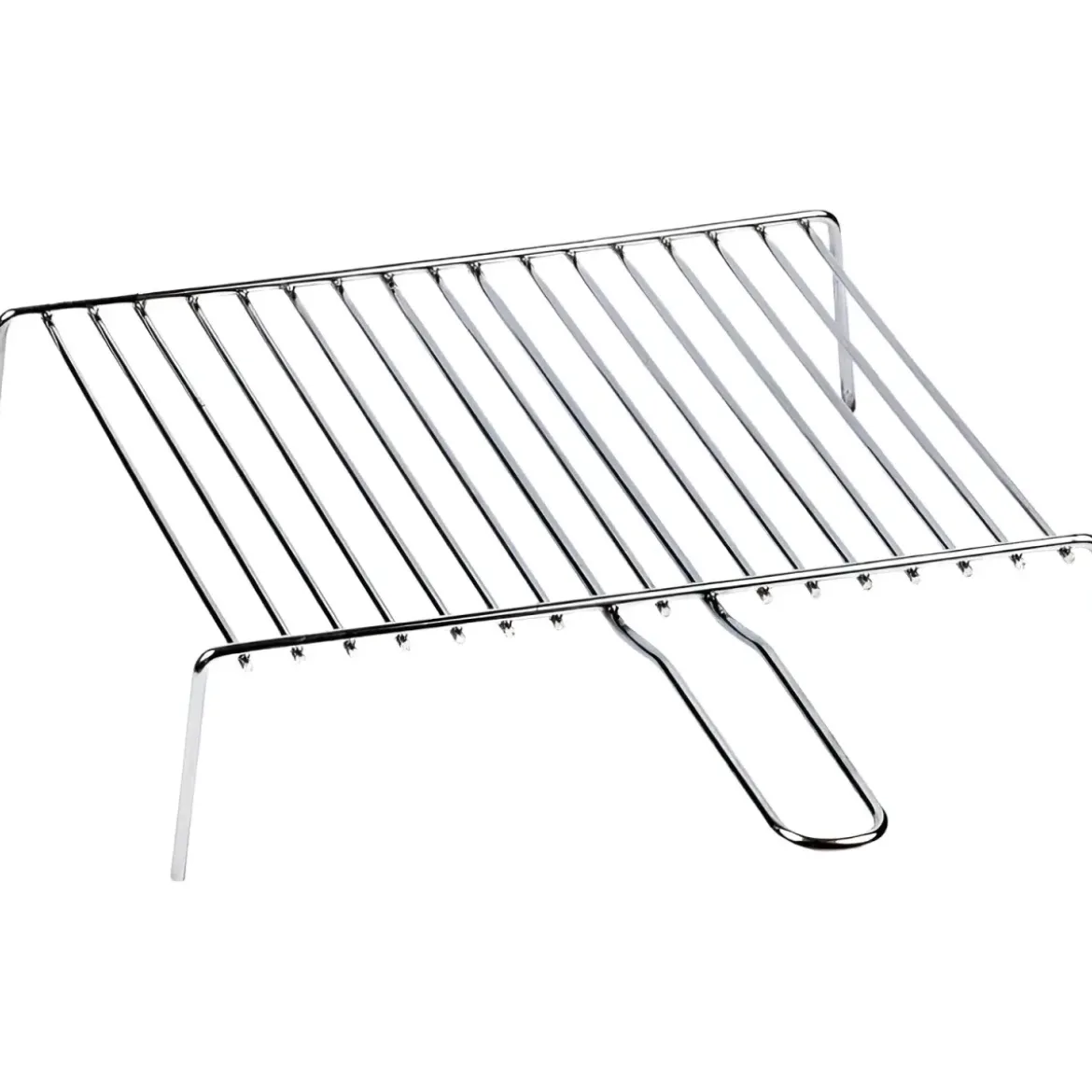 Graticola 30x30 per Barbecue Camino Caminetto Griglia Cottura In Acciaio Cromato