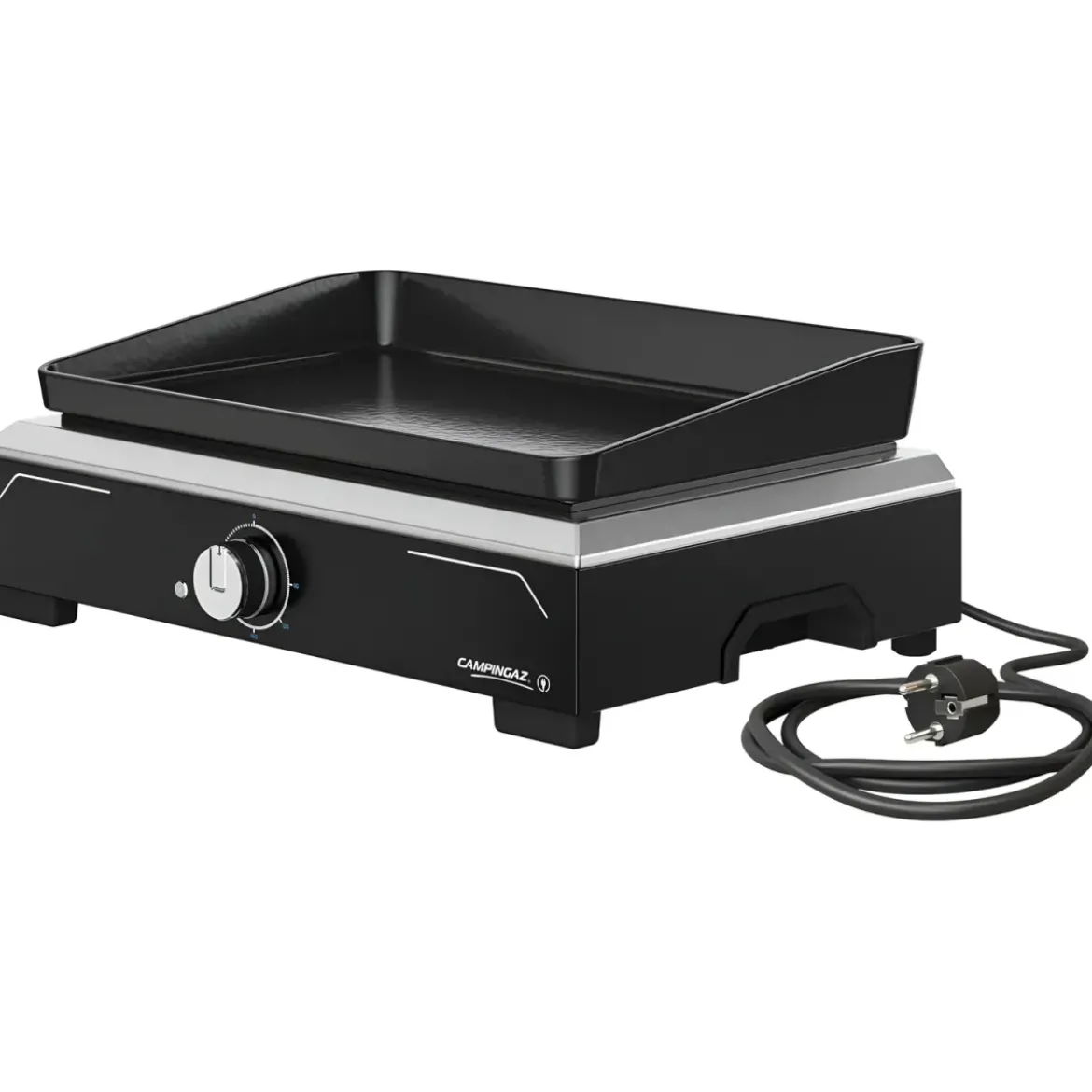 Griglia Elettrica 2500W Piastra Ghisa da Tavolo con Copertura Esterno