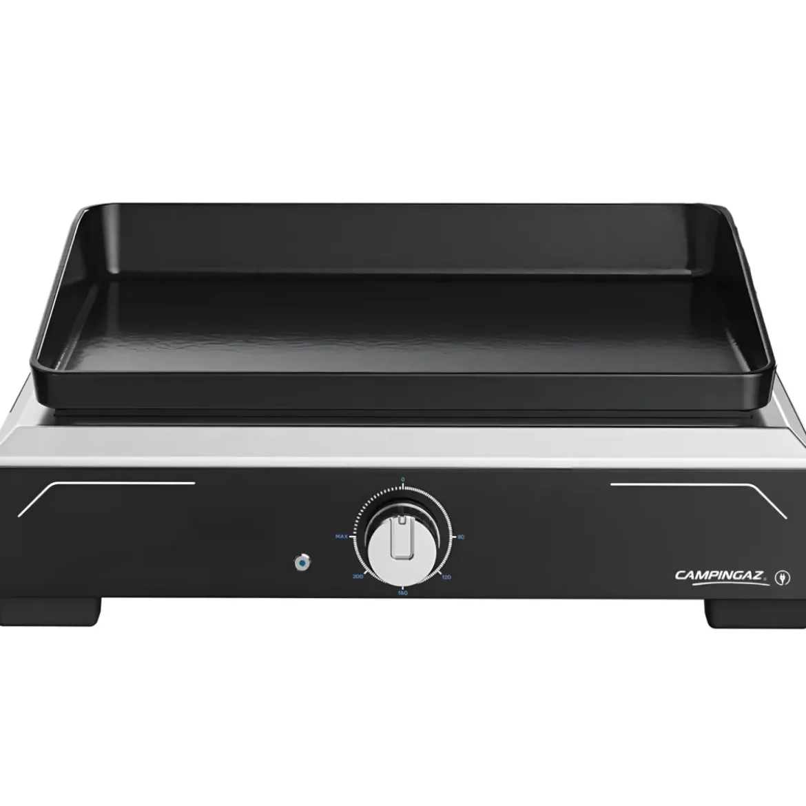 Griglia Elettrica 2500W Piastra Ghisa da Tavolo con Copertura Esterno
