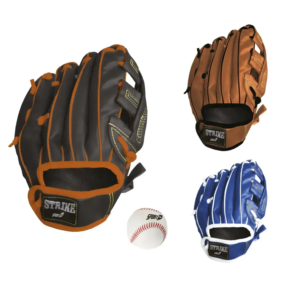 Guanto con Palla da Baseball Guantone per Bambino Pallina Softball