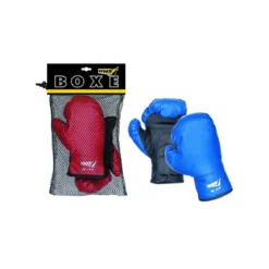 Guantoni Boxe Junior 6 Oz 8 Oz in PU per Bambini con Sacchetto Rete