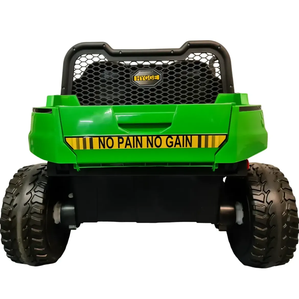 Jeep Elettrica 4x4 per Bambini 2 Posti Telecomando e Sedile in Pelle