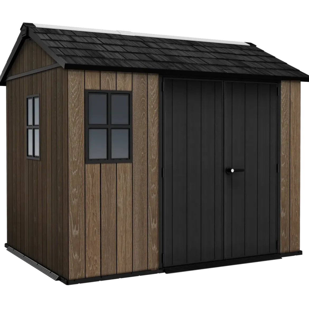 Keter Apex Casetta da Giardino in Resina Effetto Legno 287x230x246 cm