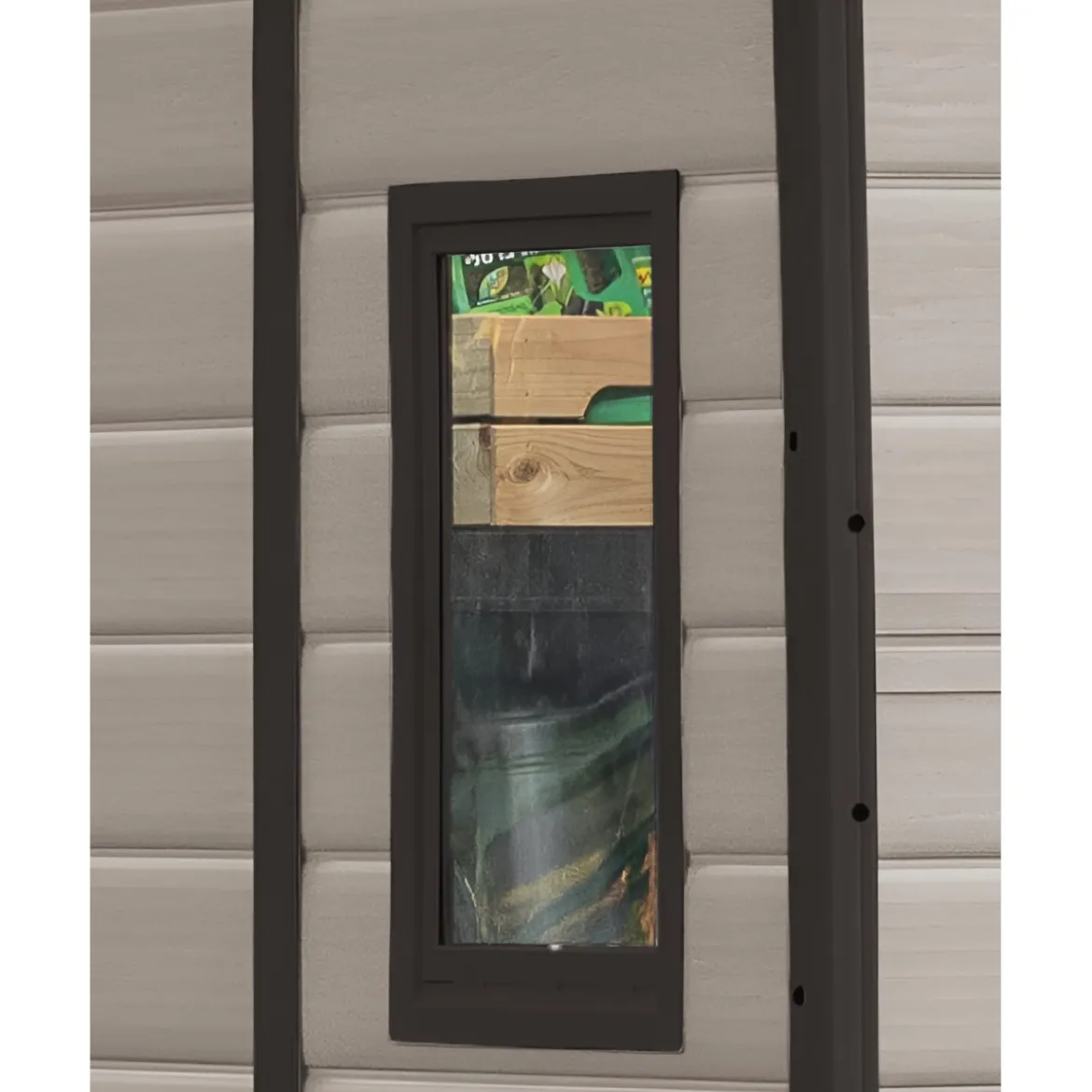 Keter Box Manor 185x236 per Esterno in Resina Capanno Porta Attrezzi Beige