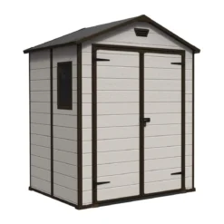 Keter Box per Esterno Porta Attrezzi Casetta Manor 185x152 in Resina Beige