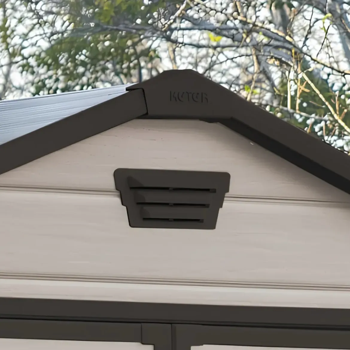 Keter Box per Esterno Porta Attrezzi Casetta Manor 185x152 in Resina Beige