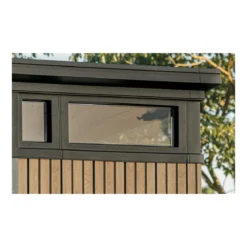 Keter Pent Casetta da Giardino 340x218 Resina Effetto Legno Doppia Porta