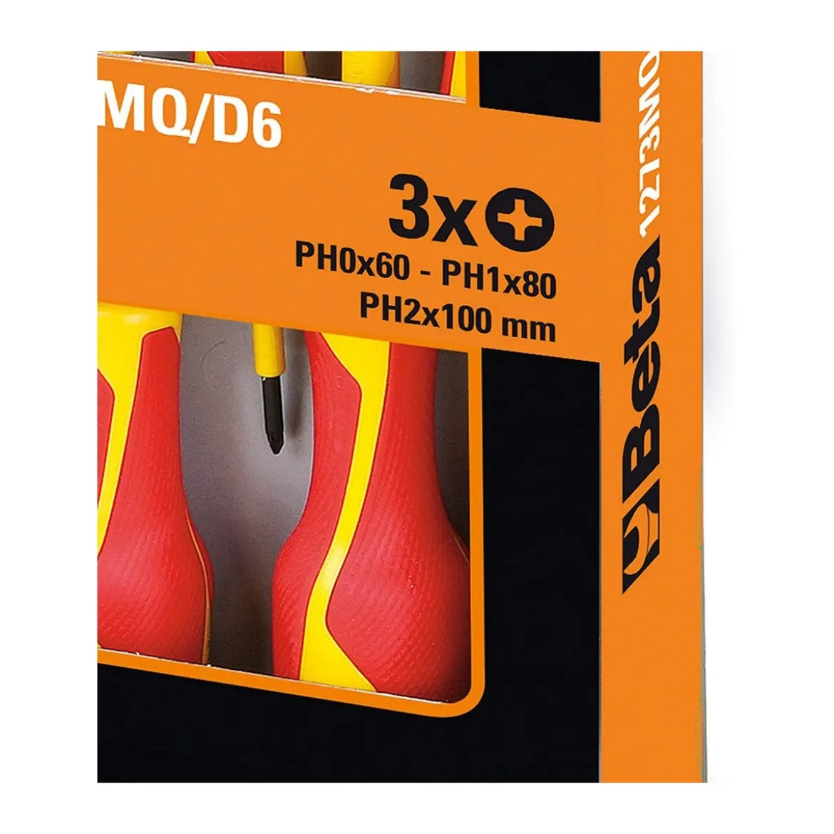 Kit Giraviti Beta Elettricista Isolati Lama Piatta e Punta Philips Professionali