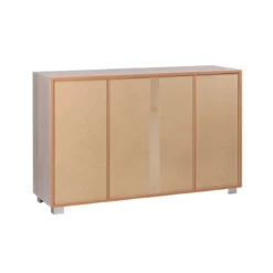 Kit Mobile Madia 2 Ante 4 Cassetti Olmo 140 Contenitore Buffet Credenza Salotto