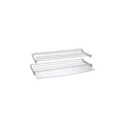 Kit scolapiatti in alluminio per mobile cucina lunghezza 86 cm