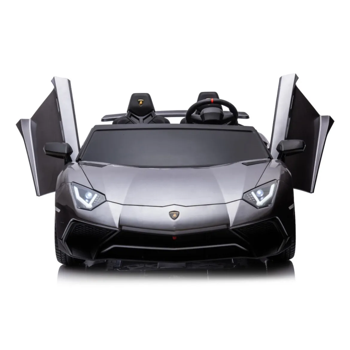 Lamborghini AVENTADOR SVJ BIG Full Grigio Macchina Elettrica per Bambini