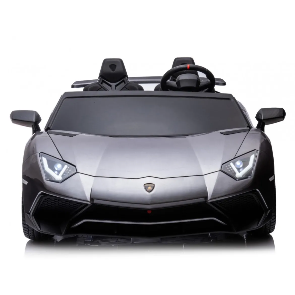 Lamborghini AVENTADOR SVJ BIG Full Grigio Macchina Elettrica per Bambini