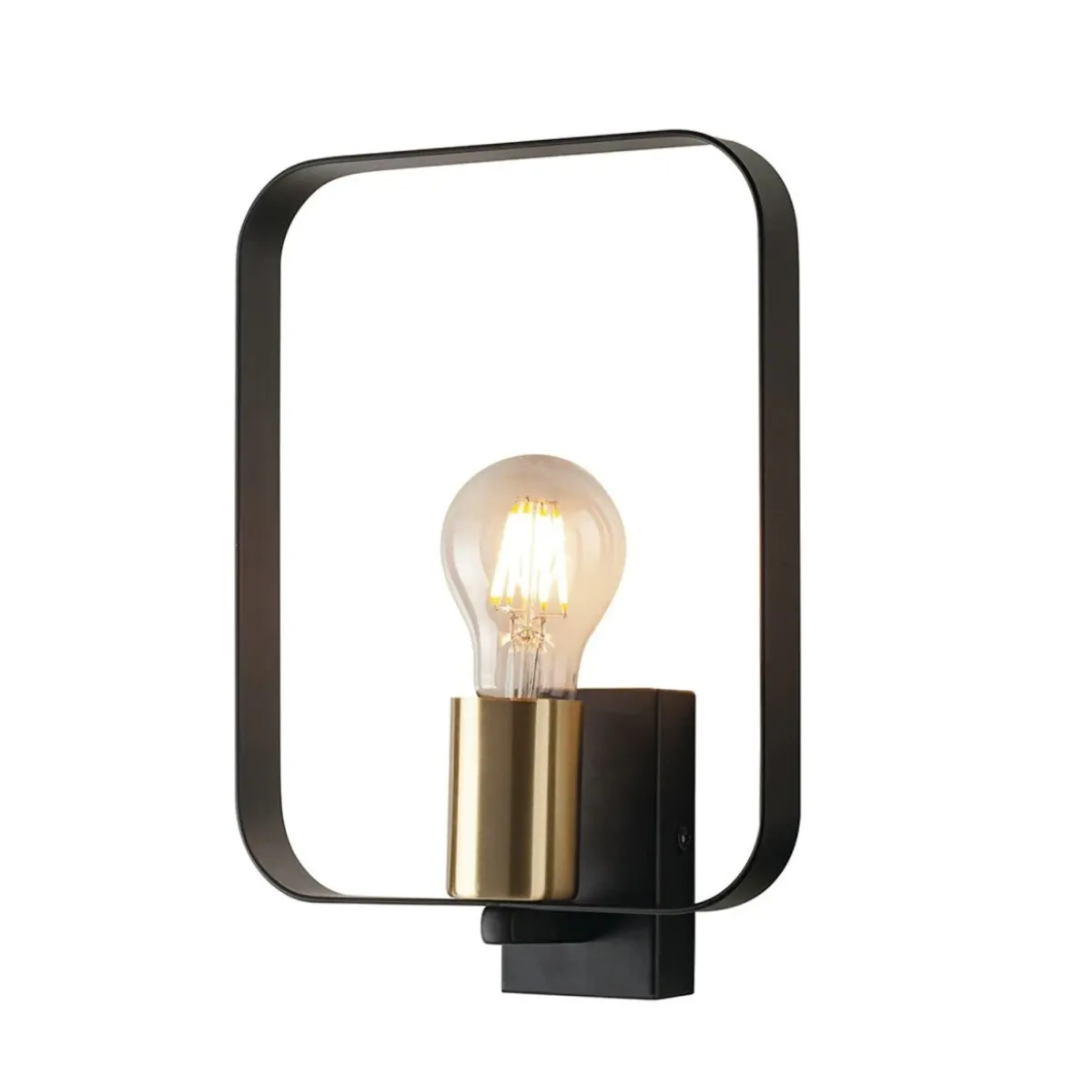 Lampada da Parete Intec Applique Moderna Lampadina E27 Luce per Interno