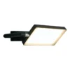 Lampada Orientabile a Muro Intec Applique Nera da Interno Regolabile a LED