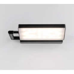 Lampada Orientabile a Muro Intec Applique Nera da Interno Regolabile a LED