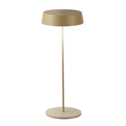 Lampada Oro da Tavolo Intec a LED con Batteria Ricaricabile da Esterno