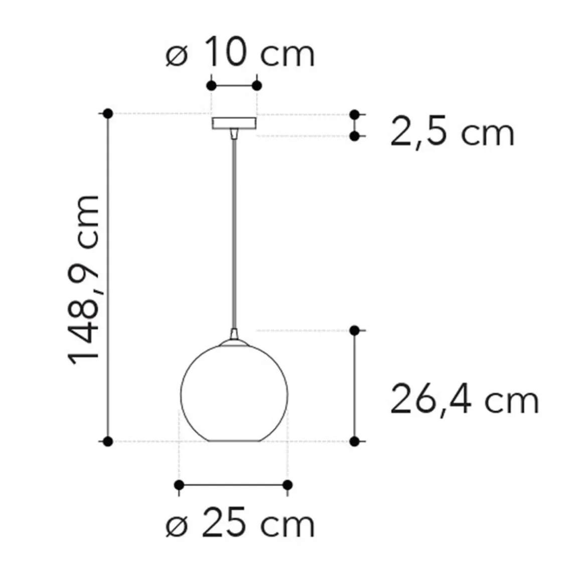 Lampadario a Sospensione in Vetro Elegante Luce da Interno di Design