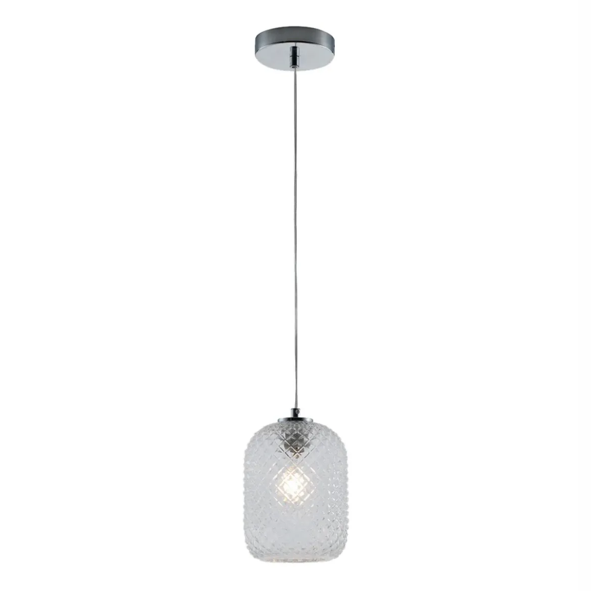 Lampadario da Soffitto Luce in Vetro a Sospensione Elegante da Interno