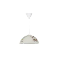 Lampadario Sospeso per Cameretta Ragazzi Lampada a Sospensione Vetro Bianco