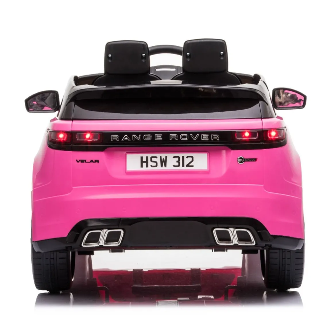 Land Rover Velar Rosa Macchina Elettrica a Batteria 12 V Telecomando