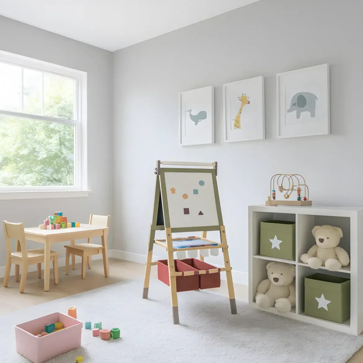 Lavagna Doppia Faccia per Bambini Magnetica e Cancellabile Estensibile