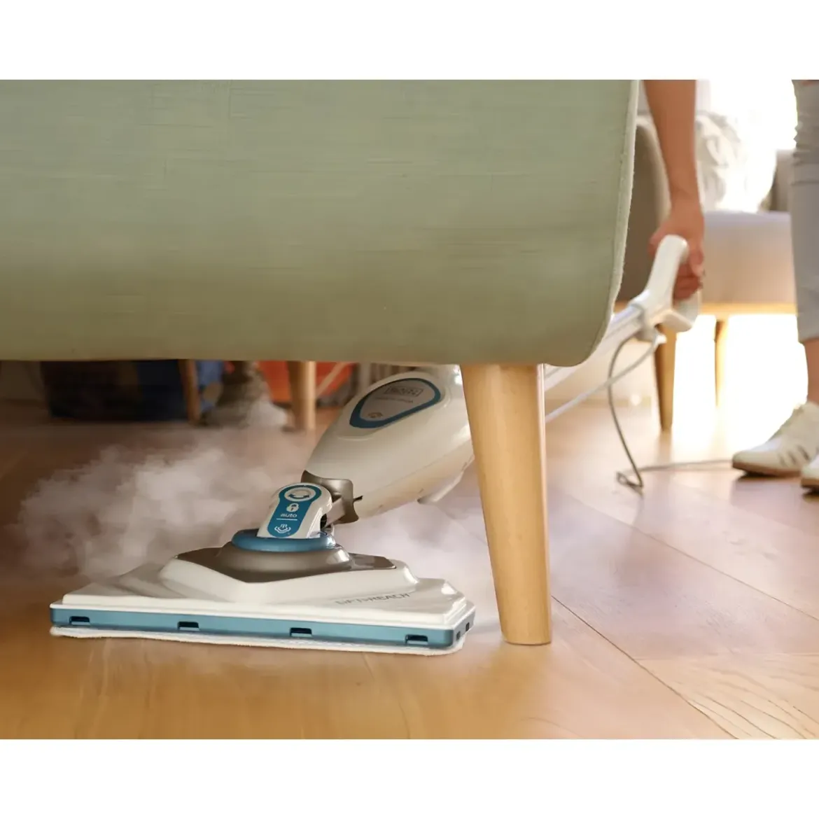 Lavapavimenti a Vapore Black+Decker 1600W Serbatoio 350 ml Cavo 5 m