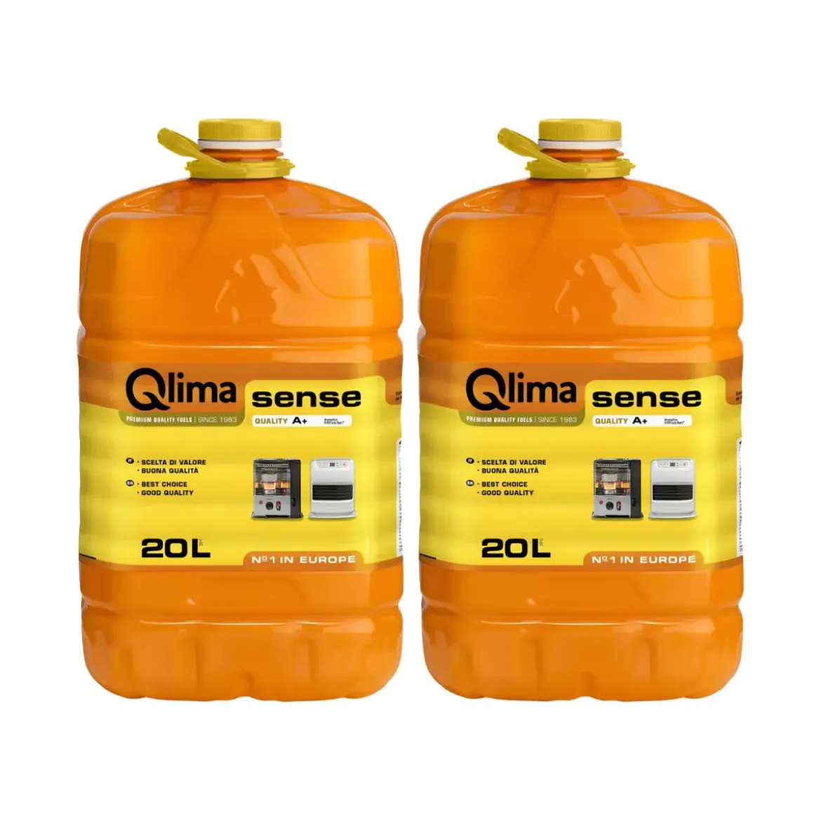 20L Combustibile Liquido per Stufe Universale 2 Taniche Ecologica