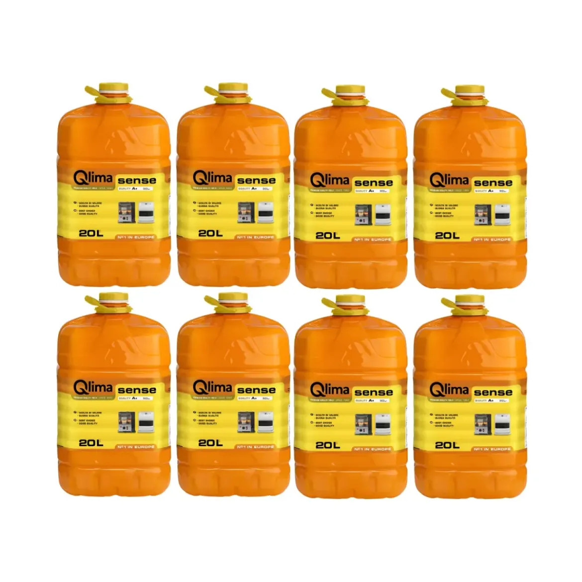 20L Combustibile Liquido per Stufe Universale 8 Taniche Ecologica