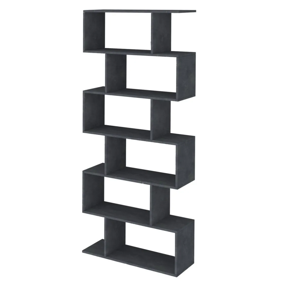 Libreria a Giorno Mobile in Legno per Ufficio Moderno Grigio Report