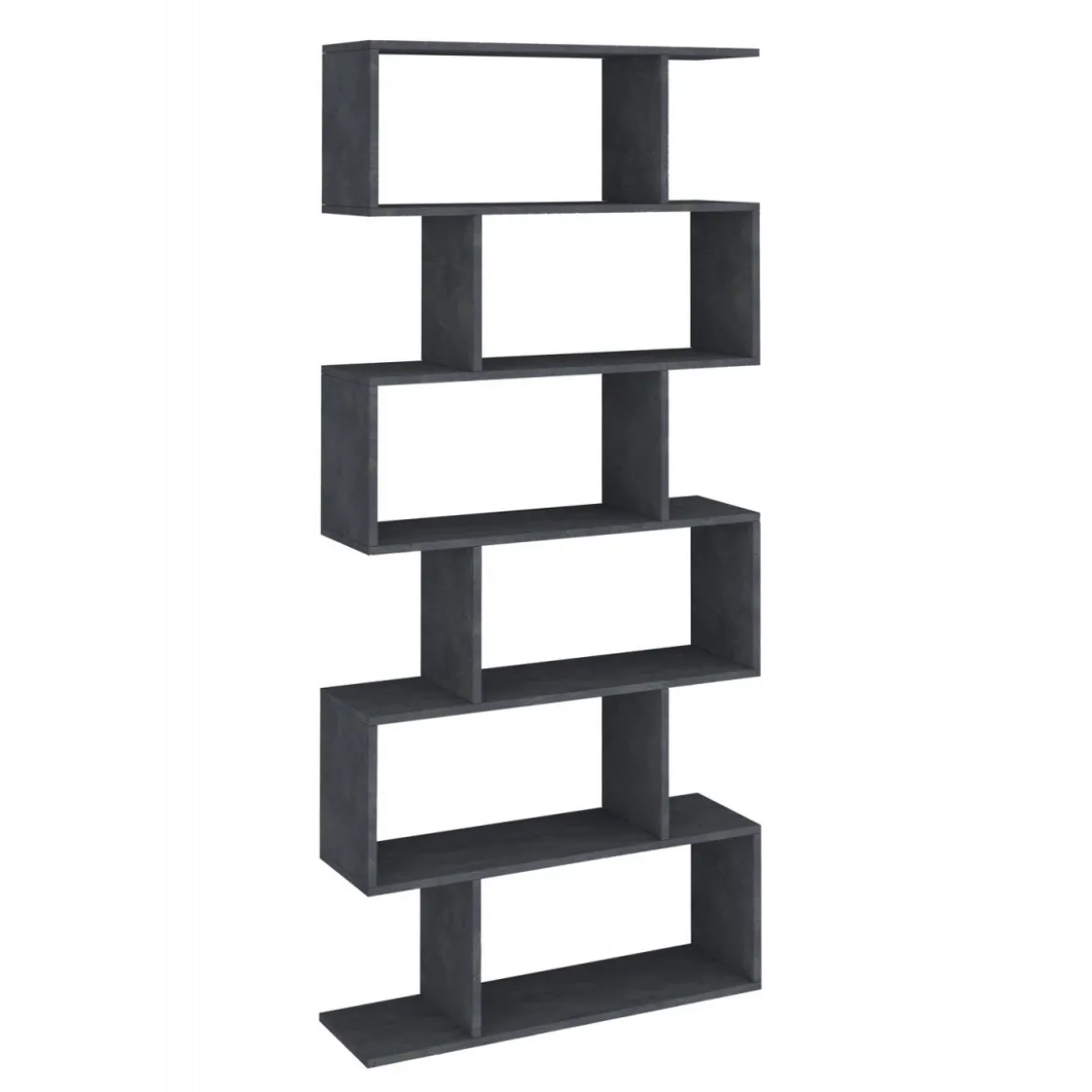 Libreria a Giorno Mobile in Legno per Ufficio Moderno Grigio Report