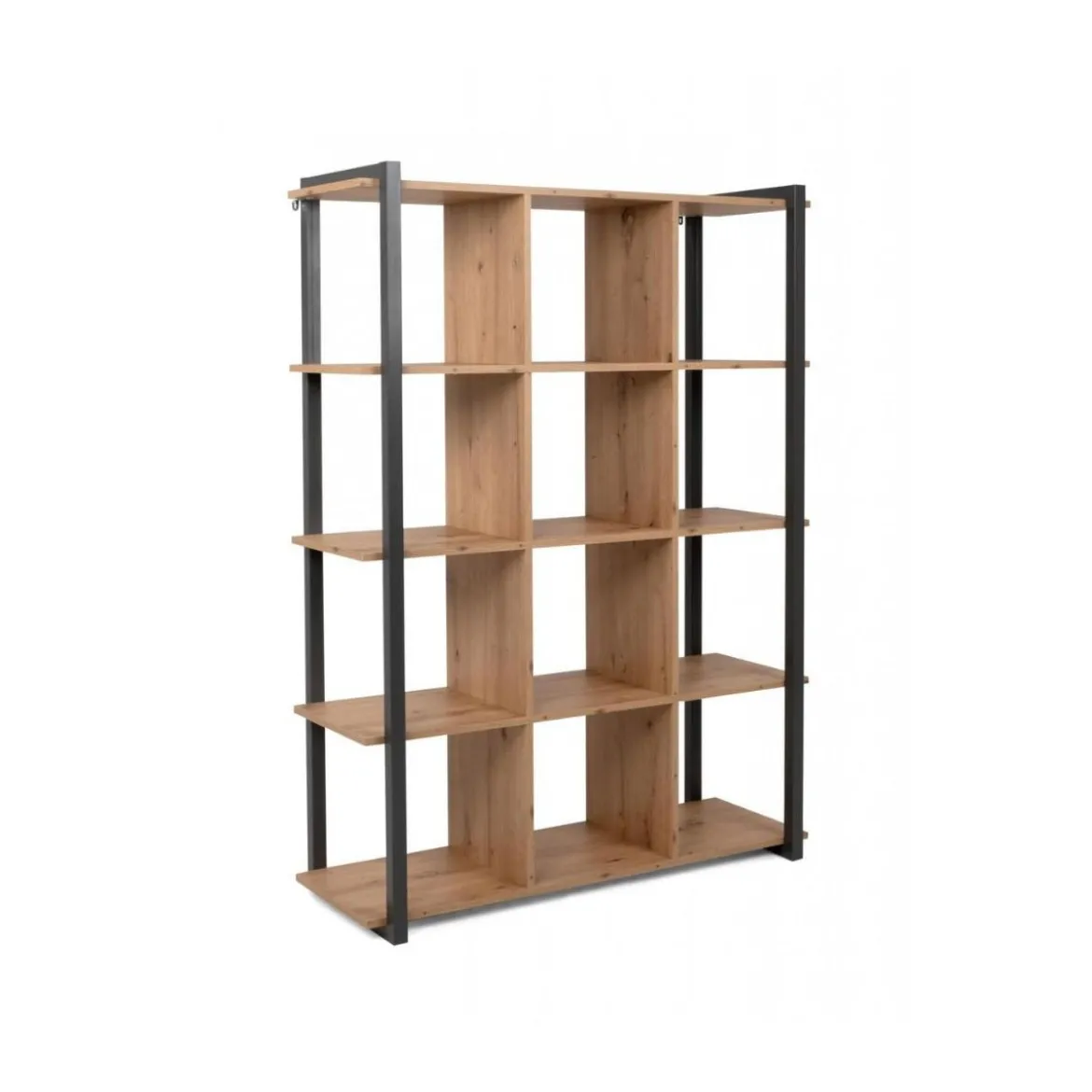 Libreria Indrustial Rovere Quercia a Cubi in Legno da Salotto Ingresso