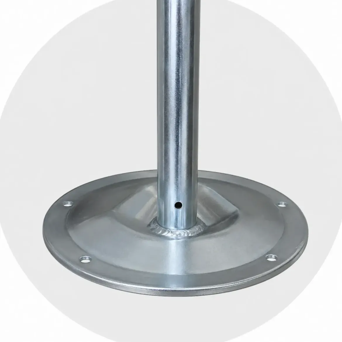 Livellatore a Vite Corsa 12 cm Tubolare 45x45 mm Trabattelli Ponteggi
